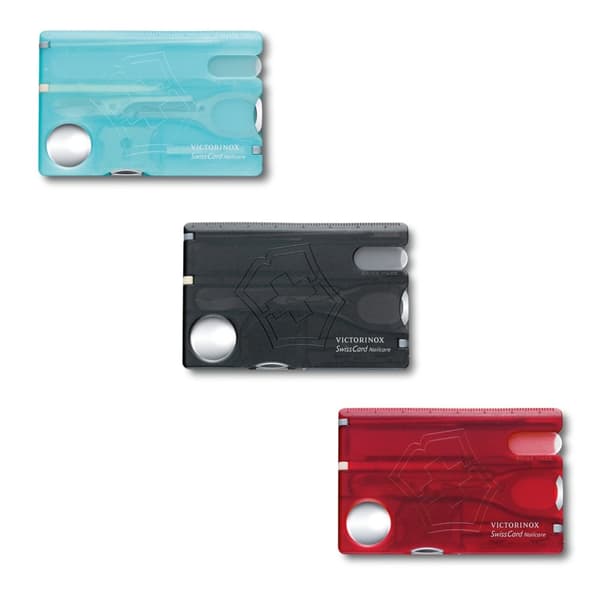 VICTORINOX SWISSCARD NAILCARE CLASSIC black, nagelfil, nagelsax