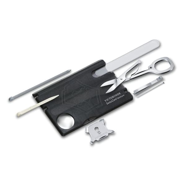 VICTORINOX SWISSCARD NAILCARE CLASSIC black, nagelfil, nagelsax