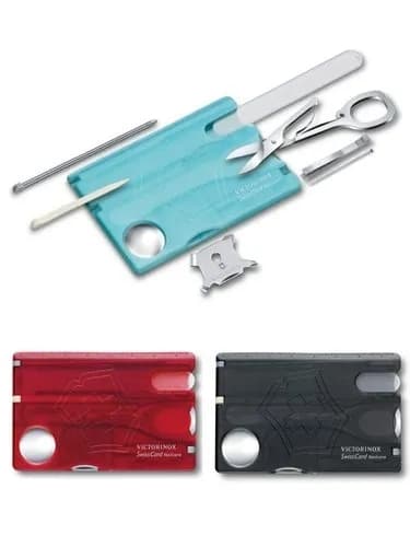 VICTORINOX SWISSCARD NAILCARE CLASSIC black, nagelfil, nagelsax