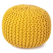 KidsDepot puf Bundy 40x32 cm bomuld gul