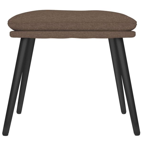 vidaXL Fotpall taupe 45x29,5x35 cm tyg