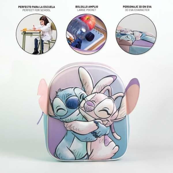 Skolryggsäck Stitch Blå