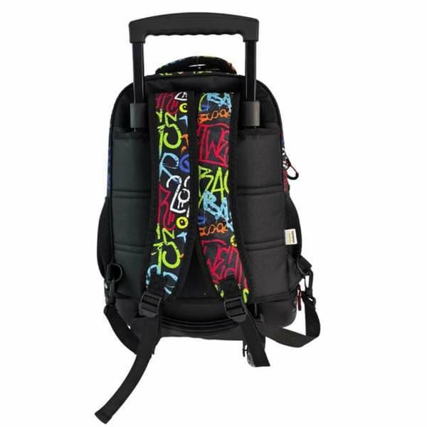 Skolväska med hjul Toybags Grafitti