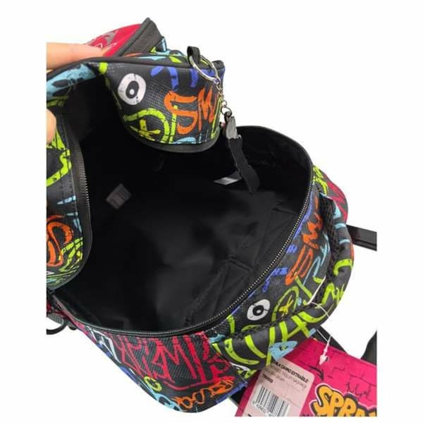 Skolväska med hjul Toybags Grafitti