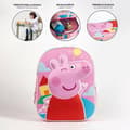 Miniatyrbild 4 av 5: Skolryggsäck 3D Peppa Pig Rosa 25,0 x 31,0 x 10,0 cm
