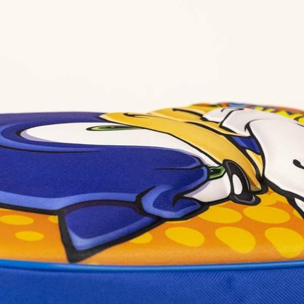 Skolryggsäck 3D Sonic Blå 25 x 31 x 9 cm Orange