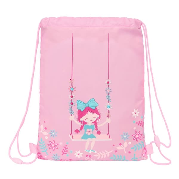 Skopåse med remmar Glow Lab Swing Multicolour 26 x 34 x 1 cm