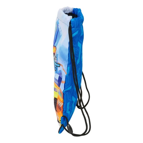 Skopåse med remmar Hot Wheels Let's race Blå Svart 26 x 34 x 1 cm