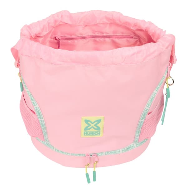 Skopåse med remmar Munich Candy Rosa 35 x 40 x 1 cm