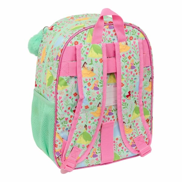 Skolryggsäck Disney Princess Bloom Rosa Aquamarine 26 x 34 x 11 cm