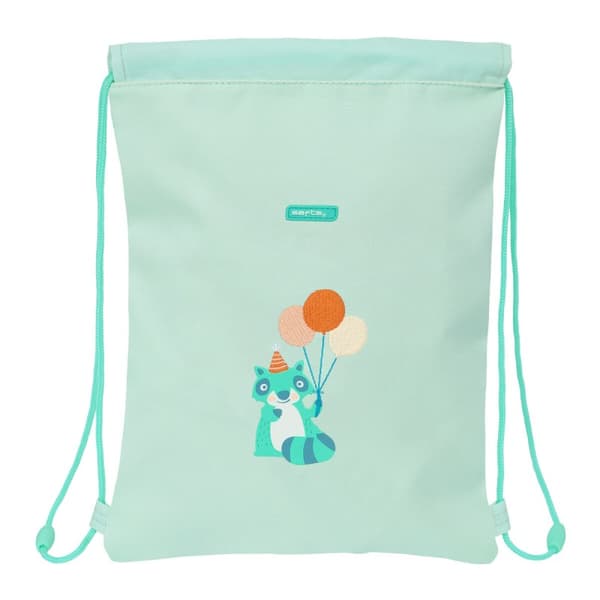 Skopåse med remmar Safta Fiesta Grön 26 x 34 x 1 cm