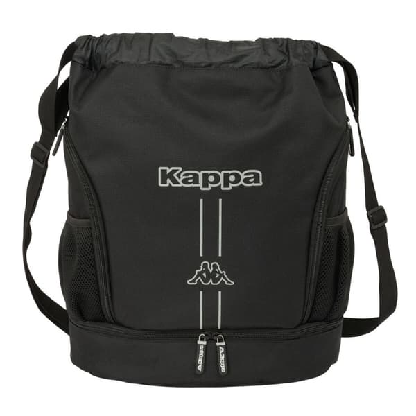 Skopåse med remmar Kappa Dark Svart 35 x 40 x 1 cm
