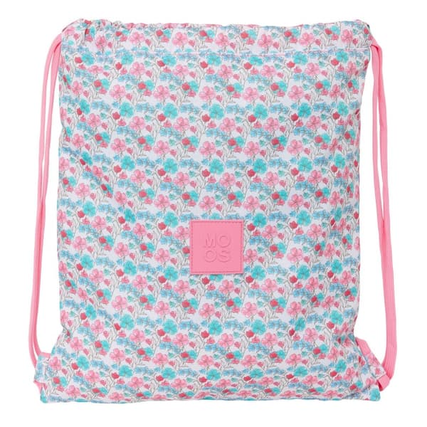 Skopåse med remmar Moos Flores Multicolour 35 x 40 x 1 cm
