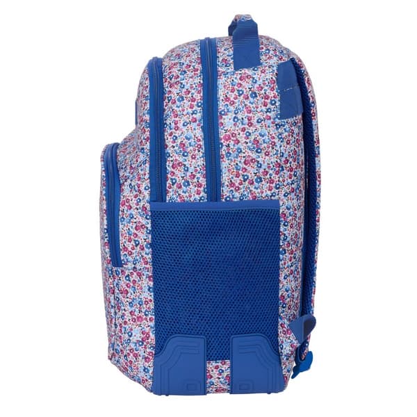 Skolryggsäck Nait Nait Flores coimbra azul Blå 32 x 42 x 15 cm