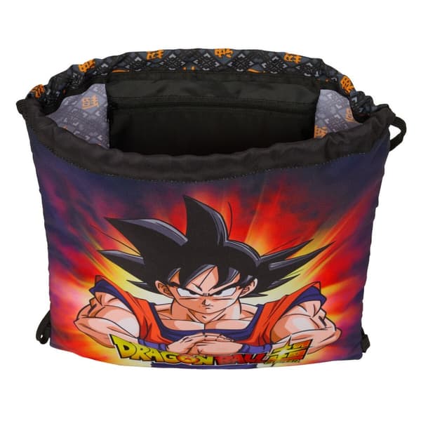 Skopåse med remmar Dragon Ball Svart 35 x 40 x 1 cm