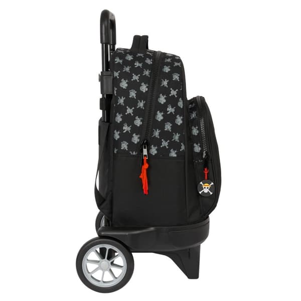 Skolväska med hjul One Piece Svart 33 x 45 x 22 cm