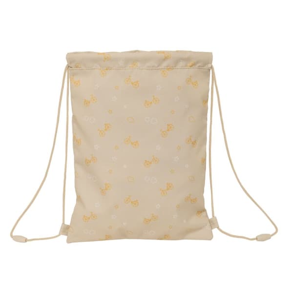Skopåse med remmar Safta Osito Beige 26 x 34 x 1 cm