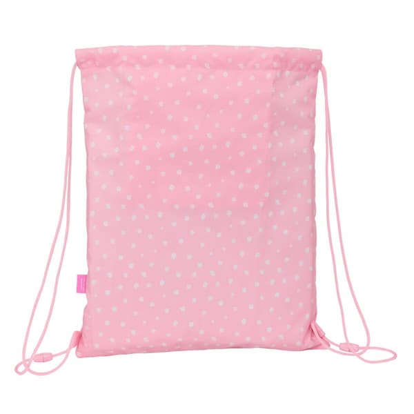 Skopåse med remmar Glow Lab Sweet home Rosa 26 x 34 x 1 cm