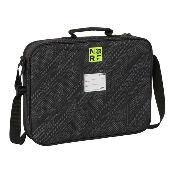 Skolväska Nerf Get ready Svart 38 x 28 x 6 cm
