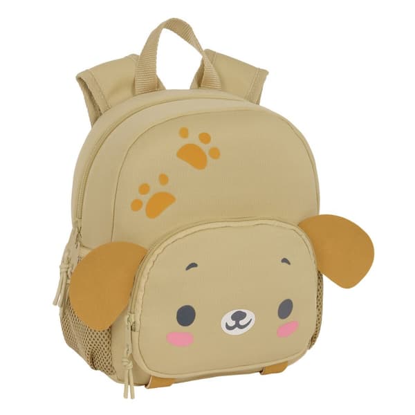 Barnryggsäck Safta Hund Brun 20 x 25 x 9 cm