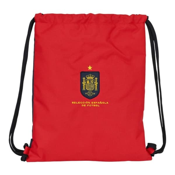 Skopåse med remmar RFEF Blå Röd 35 x 40 x 1 cm