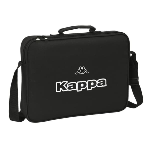 Skolväska Kappa Black Svart (38 x 28 x 6 cm)