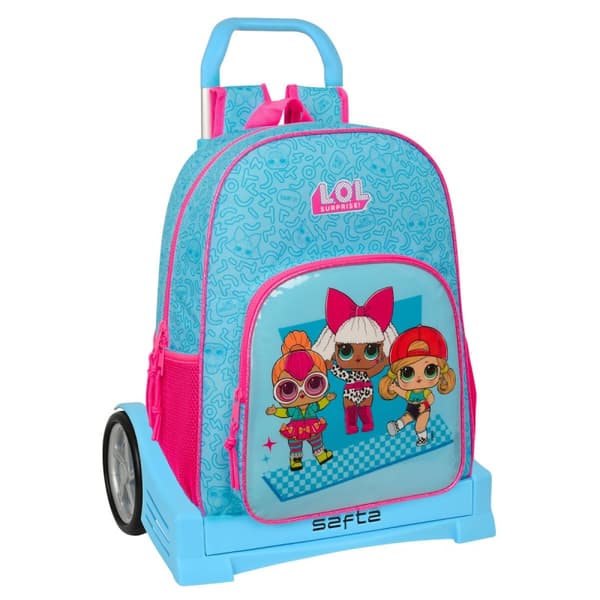 Skolväska med hjul LOL Surprise! Divas Blå 33 x 42 x 14 cm