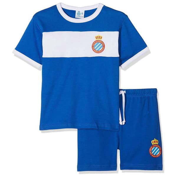 Rcd Espanyol Kortærmet Pyjamas Blå S
