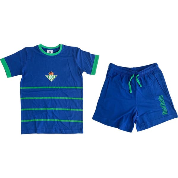 Real Betis Kortärmad Pyjamas Blå XL