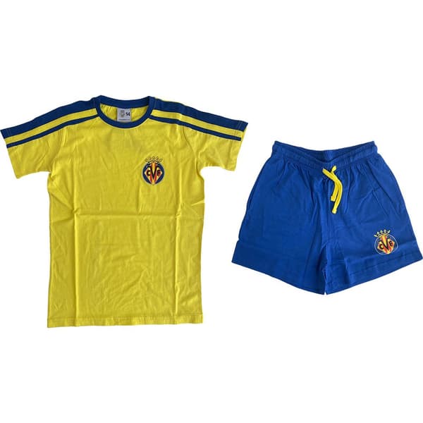 Villareal Cf Kortærmet Pyjamas Gul L