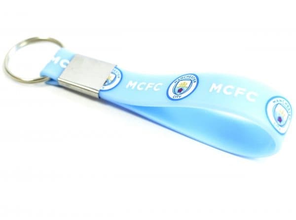 Manchester City FC Silikon Nyckelring