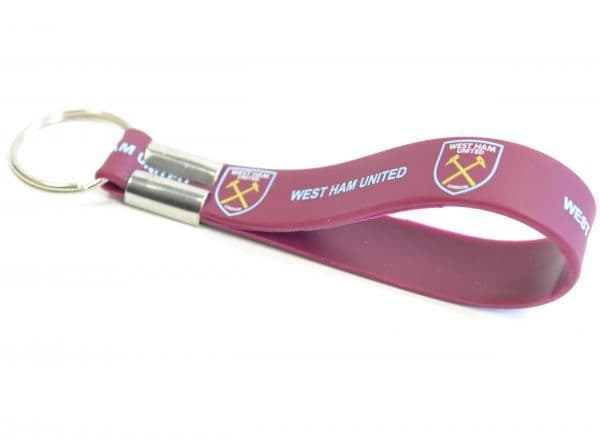 West Ham United FC Silikon Nyckelring