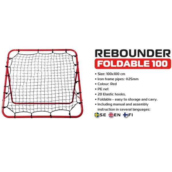 SportMe Rebounder-jalkapallo 100 * 100cm