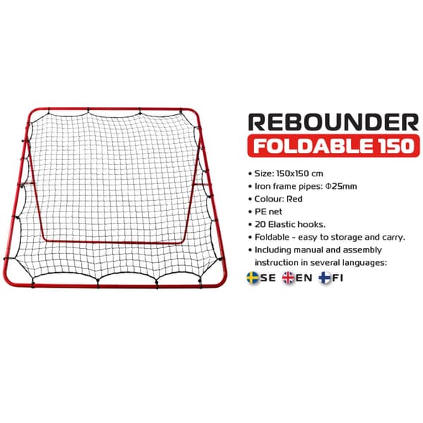 Rebounder Fodbold 150 * 150cm