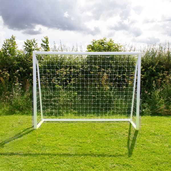 Fodbold Mål Net All Weather PVC Stolper 24 Net Beslag U-Sticks Bærbar Træning Indendørs Udendørs Hurtig montering Målbræt 5 huller Remme og bæretaske