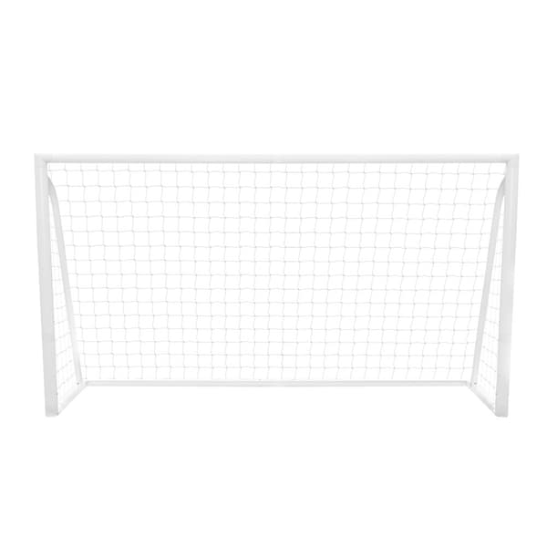 Fodbold Mål Net All Weather PVC Stolper 24 Net Beslag U-Sticks Bærbar Træning Indendørs Udendørs Hurtig montering Målbræt 5 huller Remme og bæretaske
