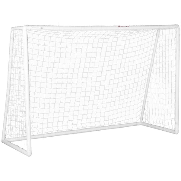 Rootz fodboldmål med net - Fodboldnet - Sportsnet - Hurtig opsætning - PVC -ramme - 240 cm x 90 cm x 180 cm