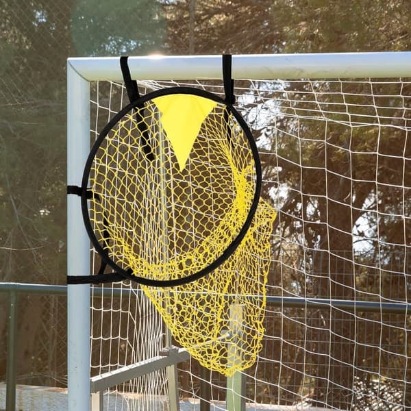 2-pak Træningsnet til fodboldmål, 55x70 cm og 45x60 cm, Præcisionstræning
