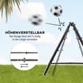 Miniatyrbillede 4 af 9: Fodbold Rebounder, 100x95x90 cm, Sort