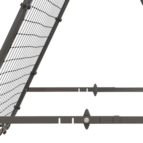 Fodbold Rebounder, 100x95x90 cm, Sort