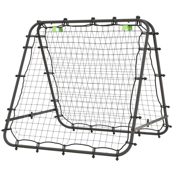 Fotbollsreturboll, 100x95x90 cm, Svart