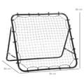 Miniatyrbillede 3 af 9: Fodbold Rebounder, 96x80x96 cm, Sort