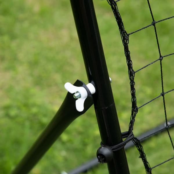 Fodbold Rebounder, 96x80x96 cm, Sort
