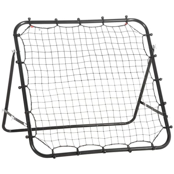 Fodbold Rebounder, 96x80x96 cm, Sort