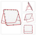 Miniatyrbillede 7 af 9: Fodbold Rebounder, 96x80x96 cm, Rød Sort