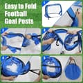 Pikkukuva 4 / 11: Moorle Football Goal 4-in-1 tarkka-ampujakankaalla ja laukulla – lasten harjoitusvälineet, ulkoilu ja jalkapallo