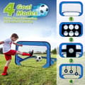 Pikkukuva 2 / 11: Moorle Football Goal 4-in-1 tarkka-ampujakankaalla ja laukulla – lasten harjoitusvälineet, ulkoilu ja jalkapallo