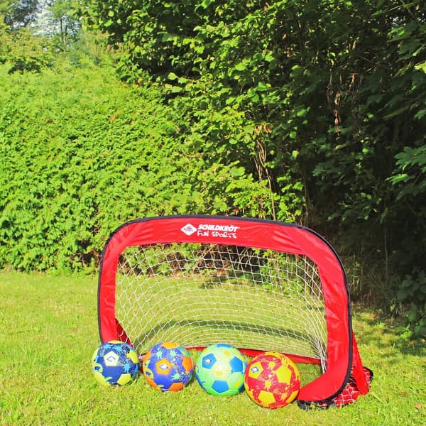 SCHILDKROT Pop-Up Fodboldmålsæt - 125 x 80 cm