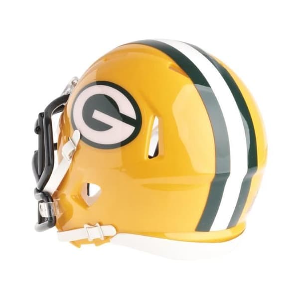 Mini Fotbollshelm - Riddell - NFL Speed - Green Bay Packers - Miniatyrstorlek - 5 tum