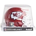 Miniatyrbild 3 av 3: Mini Fotbollshjälm - Riddell - NFL Speed - Kansas City Chiefs - Röd och guld - Storlek 5 tum